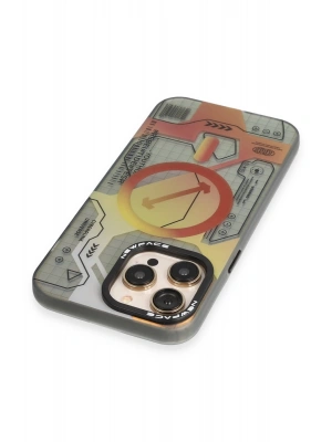 Newface iPhone 13 Pro Max Kılıf Venüs Magneticsafe Desenli Kapak - Venüs - 6