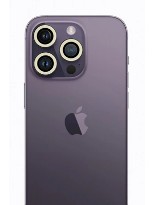 Newface iPhone 13 Pro Max Neon Fosforlu Kamera Lens - Beyaz