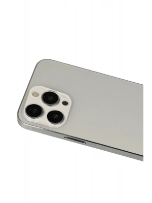 Newface iPhone 13 Pro Max Rainbow Kamera Lens Koruma Cam - Beyaz