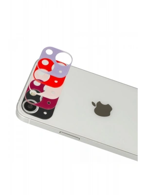 Newface iPhone 13 Rainbow Kamera Lens Koruma Cam - Mor