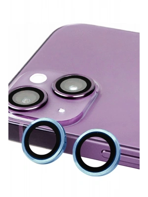 Newface iPhone 13 Raze Metal Kamera Lens - Mavi