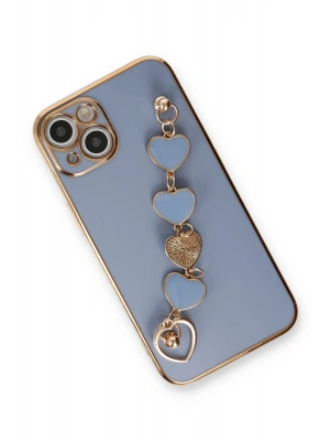 Newface iPhone 14 Kılıf Esila Silikon - Gri