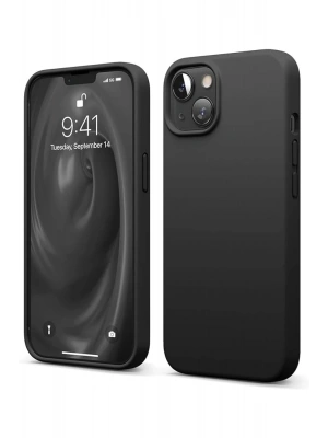 Newface iPhone 14 Kılıf First Silikon - Siyah