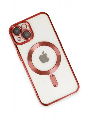 Newface iPhone 14 Kılıf Kross Magneticsafe Kapak - Kırmızı