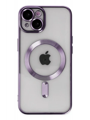 Newface iPhone 14 Kılıf Kross Magneticsafe Kapak - Mor