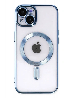Newface iPhone 14 Kılıf Kross Magneticsafe Kapak - Sierra Blue