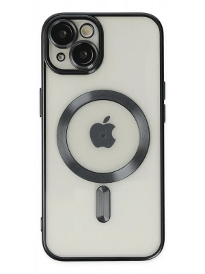 Newface iPhone 14 Kılıf Kross Magneticsafe Kapak - Siyah