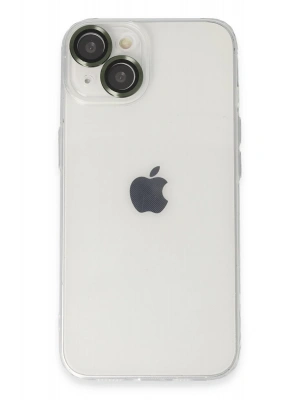 Newface iPhone 14 Kılıf Luko Lens Silikon - Yeşil