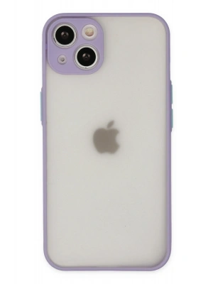 Newface iPhone 14 Kılıf Montreal Silikon Kapak - Mor