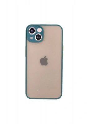 Newface iPhone 14 Kılıf Montreal Silikon Kapak - Yeşil