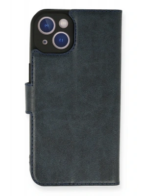 Newface iPhone 14 Kılıf Trend S Plus Kapaklı Kılıf - Lacivert