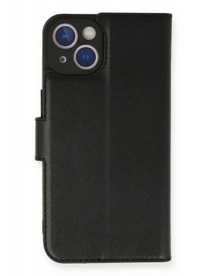 Newface iPhone 14 Kılıf Trend S Plus Kapaklı Kılıf - Siyah