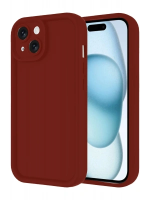 Newface iPhone 14 Kılıf Viera Silikon - Bordo