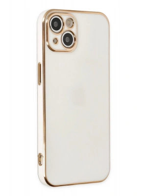 Newface iPhone 14 Kılıf Volet Silikon - Beyaz