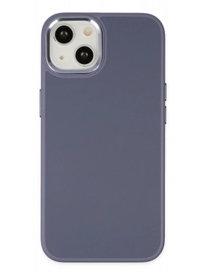 Newface iPhone 14 Plus Kılıf Asya Deri Silikon - Mor