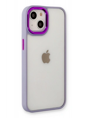Newface iPhone 14 Plus Kılıf Dora Kapak - Lila