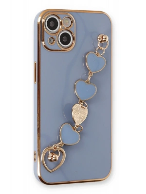 Newface iPhone 14 Plus Kılıf Esila Silikon - Gri