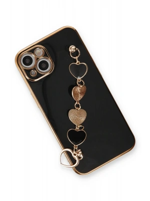 Newface iPhone 14 Plus Kılıf Esila Silikon - Siyah