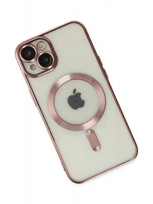 Newface iPhone 14 Plus Kılıf Kross Magneticsafe Kapak - Rose