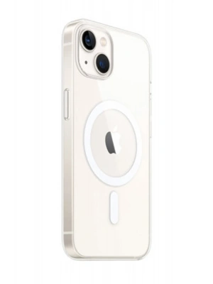Newface iPhone 14 Plus Kılıf Magneticsafe Şeffaf Silikon - Şeffaf