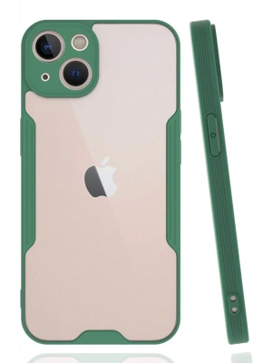 Newface iPhone 14 Plus Kılıf Platin Silikon - Yeşil