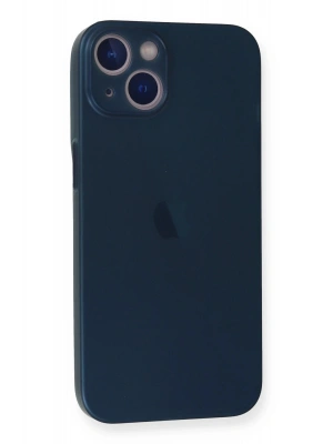 Newface iPhone 14 Plus Kılıf PP Ultra İnce Kapak - Mavi