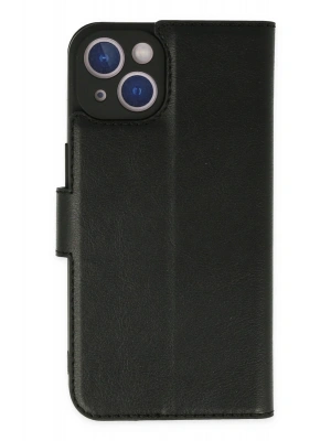 Newface iPhone 14 Plus Kılıf Trend S Plus Kapaklı Kılıf - Siyah