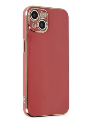 Newface iPhone 14 Plus Kılıf Volet Silikon - Kırmızı