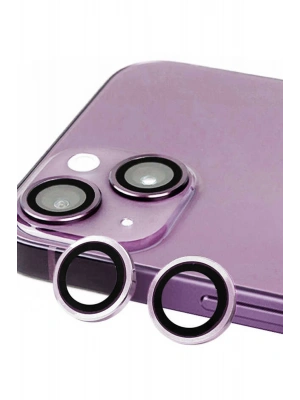 Newface iPhone 14 Plus Raze Metal Kamera Lens - Mor