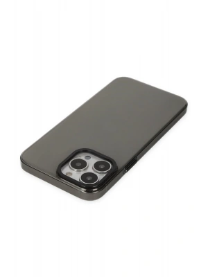Newface iPhone 14 Pro Kılıf Anka PC Sert Metal Kapak - Siyah