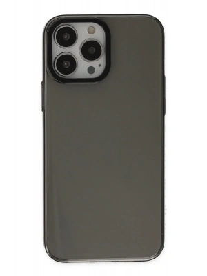 Newface iPhone 14 Pro Kılıf Anka PC Sert Metal Kapak - Siyah