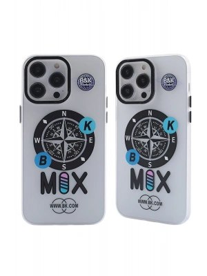 Newface iPhone 14 Pro Kılıf Apollo Magneticsafe Desenli Kapak - Apollo Şeffaf - 3