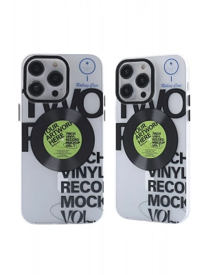 Newface iPhone 14 Pro Kılıf Apollo Magneticsafe Desenli Kapak - Apollo Şeffaf - 5