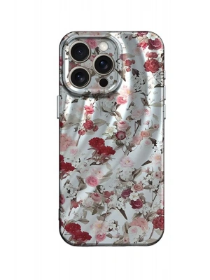 Newface iPhone 14 Pro Kılıf Crew Desenli Kapak - Çiçek