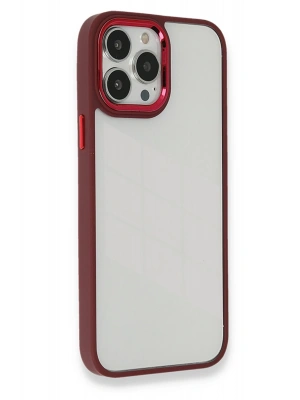 Newface iPhone 14 Pro Kılıf Dora Kapak - Kırmızı