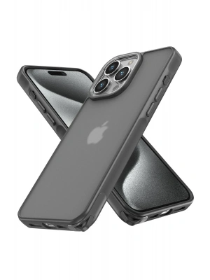 Newface iPhone 14 Pro Kılıf Elegant Kapak - Titan Gri