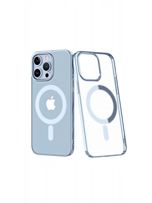 Newface iPhone 14 Pro Kılıf Element Magneticsafe Sert Kapak - Sierra Blue