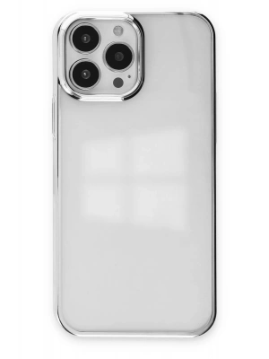 Newface iPhone 14 Pro Kılıf Element Silikon - Gümüş