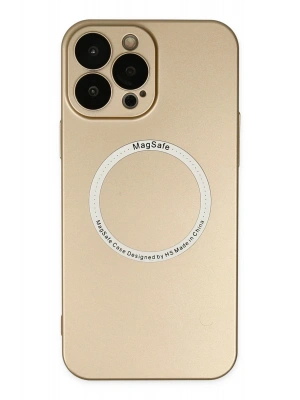 Newface iPhone 14 Pro Kılıf Jack Magneticsafe Lens Silikon - Gold
