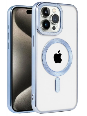 Newface iPhone 14 Pro Kılıf Kronos Magsafe Kapak - Sierra Blue