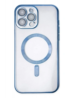 Newface iPhone 14 Pro Kılıf Kross Magneticsafe Kapak - Sierra Blue