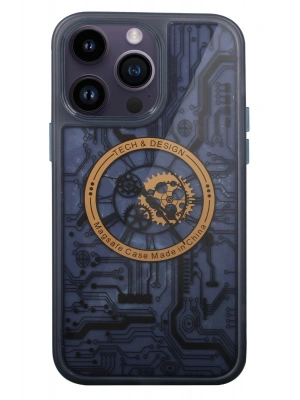 Newface iPhone 14 Pro Kılıf Magic Magneticsafe Silikon - Siyah