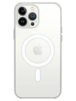 Newface iPhone 14 Pro Kılıf Magneticsafe Şeffaf Silikon - Şeffaf