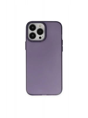 Newface iPhone 14 Pro Kılıf Modos Metal Kapak - Derin Mor