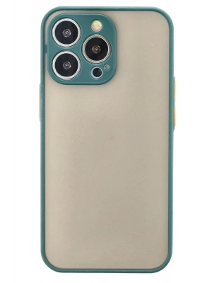 Newface iPhone 14 Pro Kılıf Montreal Silikon Kapak - Yeşil