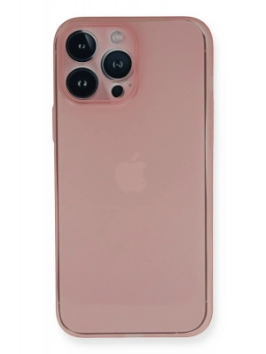 Newface iPhone 14 Pro Kılıf PP Ultra İnce Kapak - Pembe