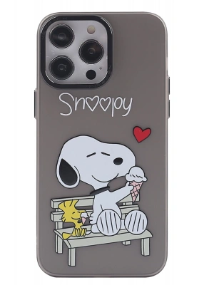 Newface iPhone 14 Pro Kılıf Prada Desenli Kapak - Prada Siyah - 2