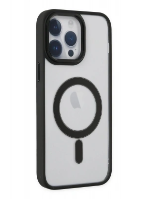 Newface iPhone 14 Pro Kılıf Room Magneticsafe Silikon - Siyah