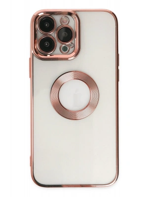 Newface iPhone 14 Pro Kılıf Slot Silikon - Rose Gold