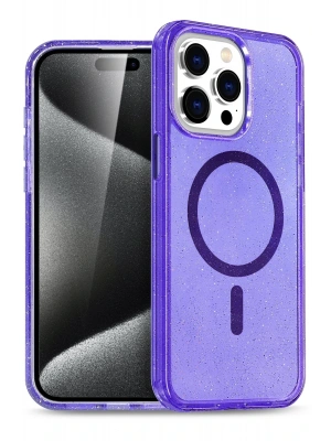 Newface iPhone 14 Pro Kılıf Star Magsafe Kapak - Mor